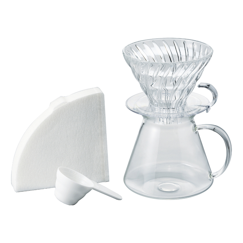 Simply HARIO V60玻璃咖啡手沖壺套裝